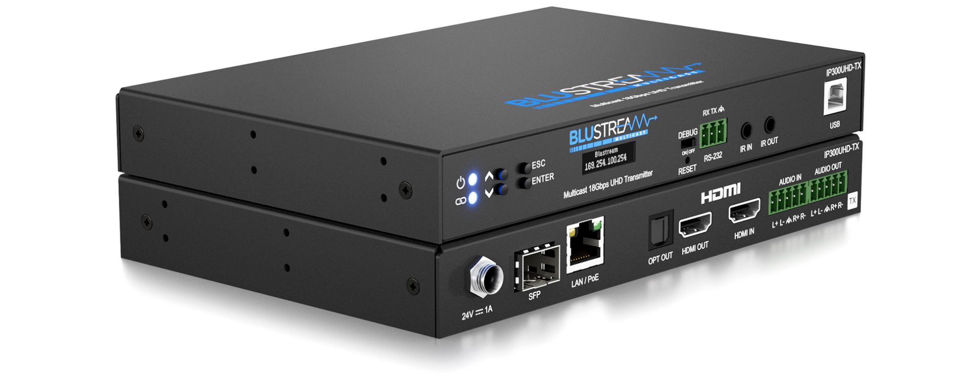 IP300UHD-TX  | IP Multicast HDMI2.0 Video Transmitter, 9340242004673