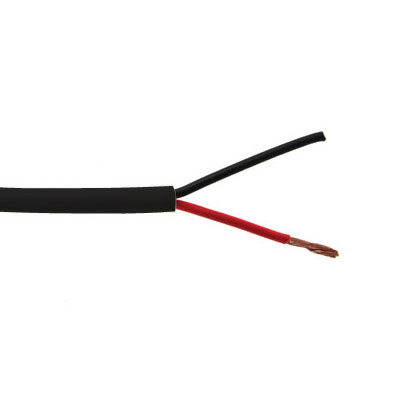 162OFCHDBK | 16/2 HD Speaker Wire Direct Burial 500', Black