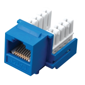 820556 | Cat5e Keystone Insert Blue