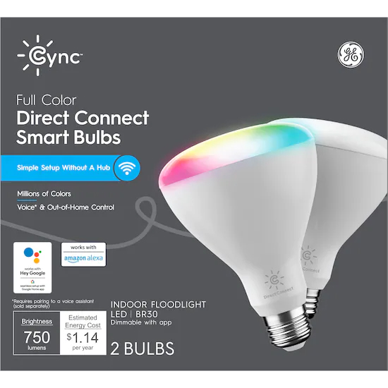 93128986 | Br30 Color Bulbs 2 Pack