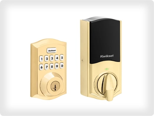 98930-003 | Home Connect 620 Traditional Keypad Connected Smart Lock with Z-Wave Technology, Polished Brass