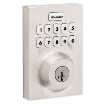 98930-004 | Home Connect 620 Contemporary Keypad Connected Smart Lock with Z-Wave Technology, Satin Nickel