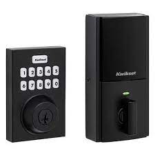 98930-007 | Home Connect 620 Contemporary Keypad Connected Smart Lock with Z-Wave Technology, Matte Black