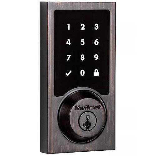 99160-042 | 916 SmartCode Contemporary Electronic Deadbolt with Z-Wave Technology, Venetian Bronze