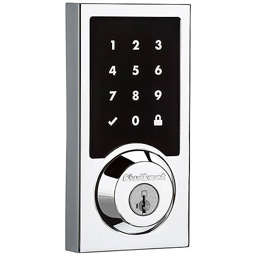 99160-043 | 916 SmartCode Contemporary Electronic Deadbolt with Z-Wave Technology, Polished Chrome