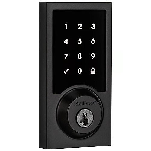 99160-044 | 916 SmartCode Contemporary Electronic Deadbolt with Z-Wave Technology, Matte Black