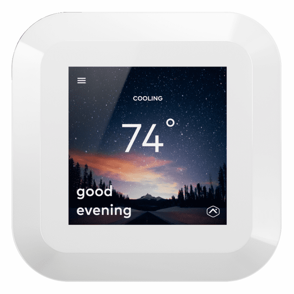 ADC-T40K-HD-WH | Smart Thermostat w/ HD Color Touchscreen, White