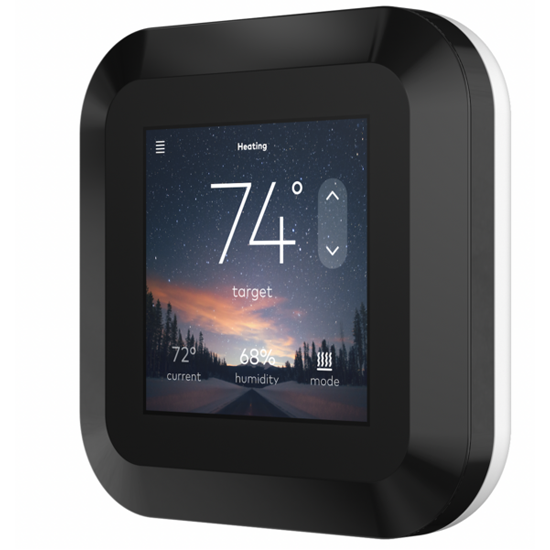 ADC-T40K-HD | Smart Thermostat HD - Color Touchscreen Display (Black Display)