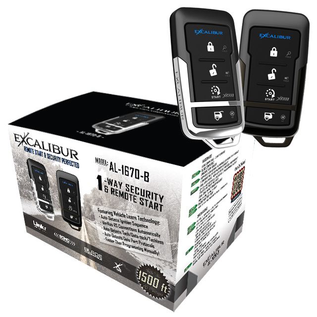 AL-1670-B | 1-way Remote Start Alarm