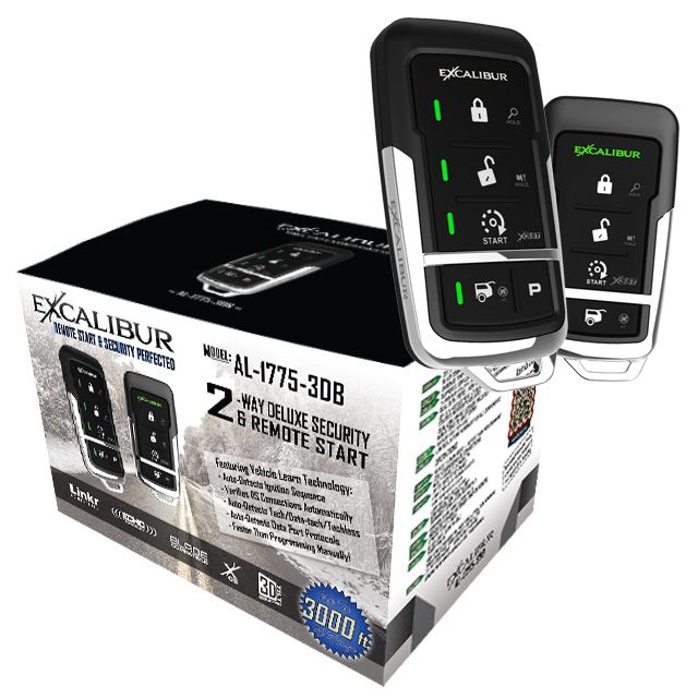 AL-1775-3DB | 2-way Led Remote Start Alarm