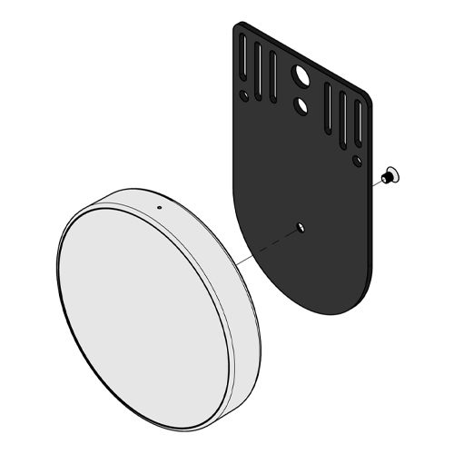 AVA-MM-NBM-BL | AVA Nano Brain Mount (black)