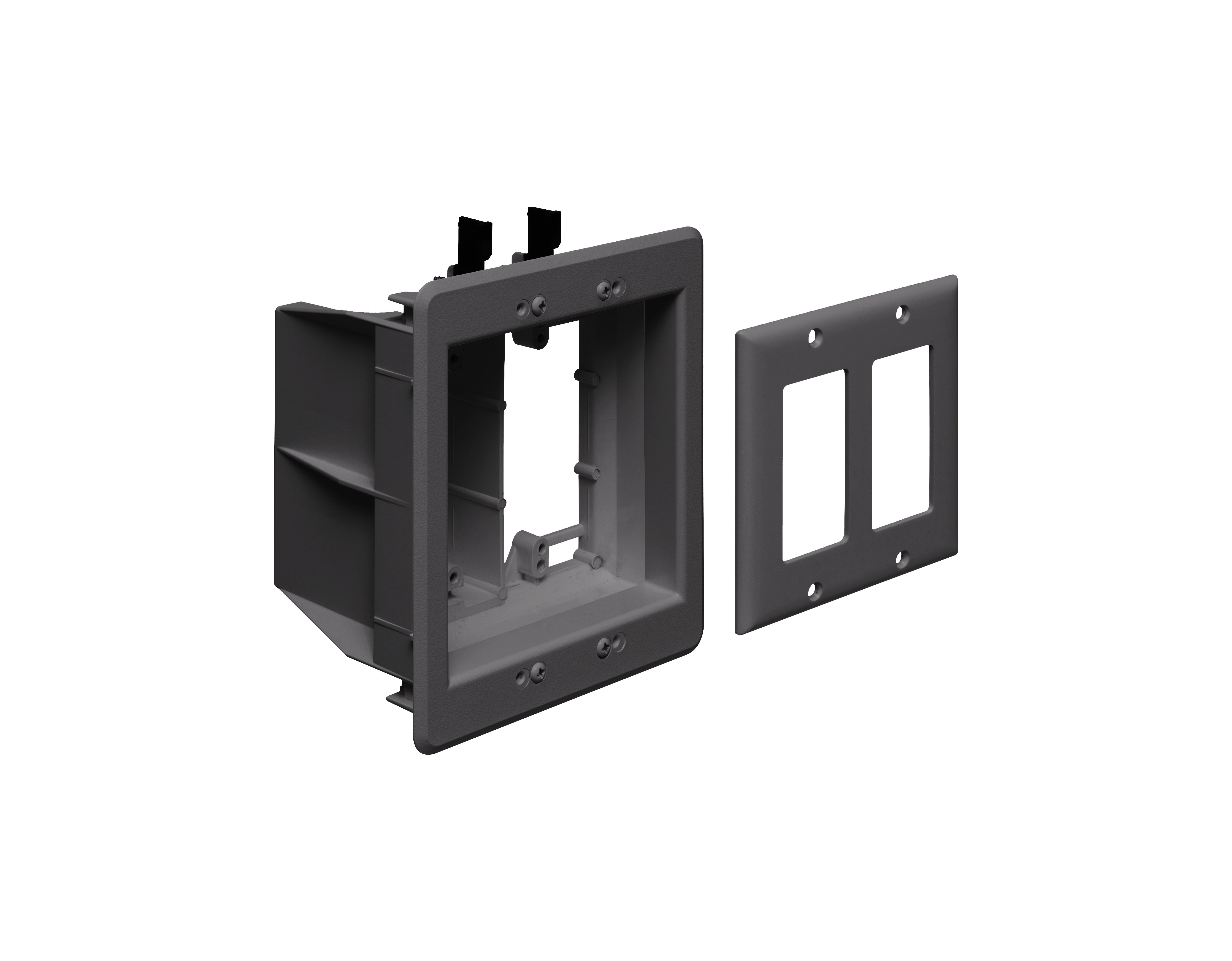 TVBU505BL | 2 Gang Recessed TV Box® for Power and Low Voltage