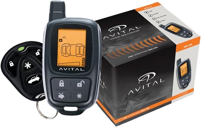 3308L | 2-way LCD Security System with up to 1/4 Mile Range