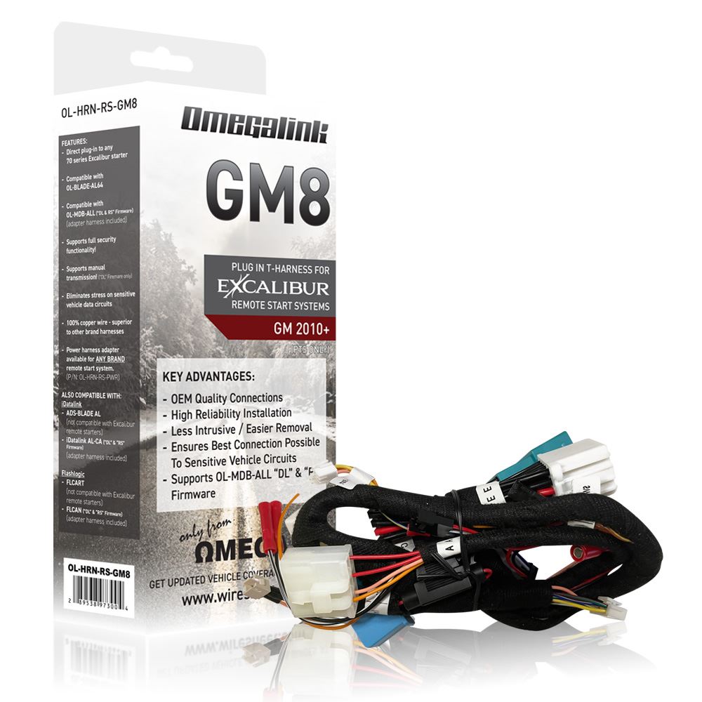 OL-HRN-RS-GM8 | Plug in T-harness for select GM Press To Start models 2010+