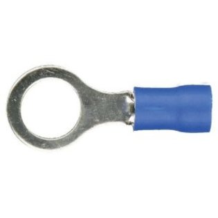 BVRT516 | Blue Vinyl Ring Terminal 16-14 Gauge 5/16"