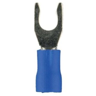 BVST10 | Blue Vinyl Spade Terminal 16-14 Gauge #10 - Package of 100