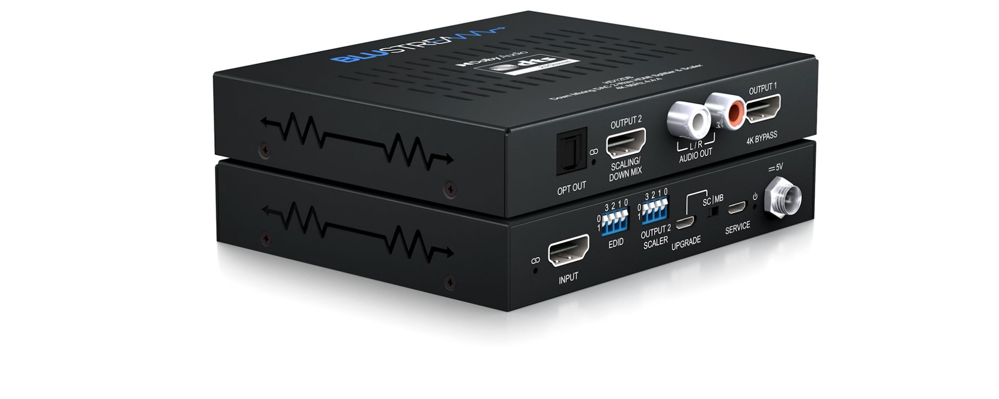 HD12DB | Down Mixing DAC 2-Way HDMI Splitter & Scaler 4K 60Hz 4:4:4, 9340242003027