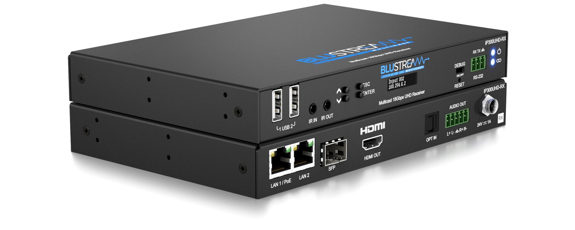 IP300UHD-RX | IP Multicast HDMI2.0 Video Receiver, 9340242004680