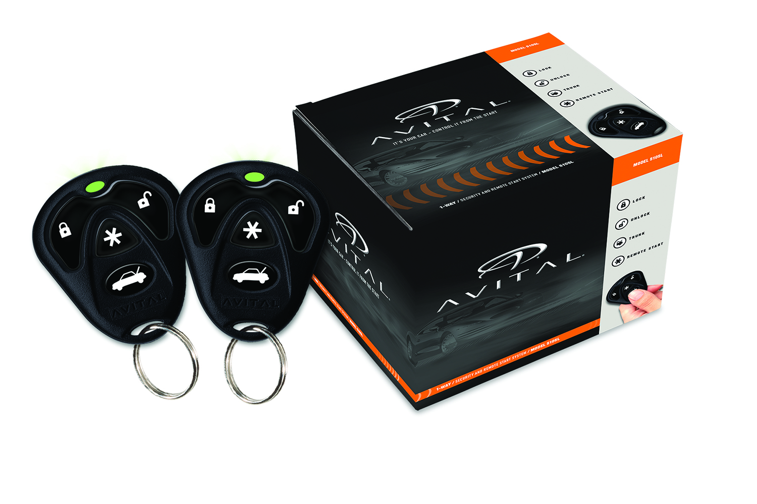 5105L | 1-way Remote Start Alarm Avital