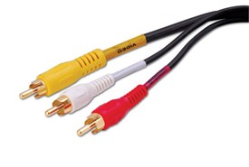 DKE12 | 12'  Triple RCA Composite Audio/Video Cable