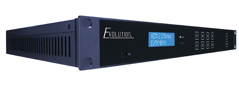 EVMX4K44 | Evolution HDMI® 4×4 4K Matrix Selector Switch