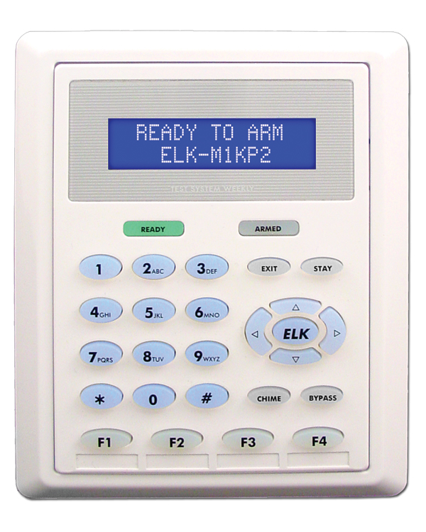 M1KP2 | Low Profile LCD Keypad for M1 Controls