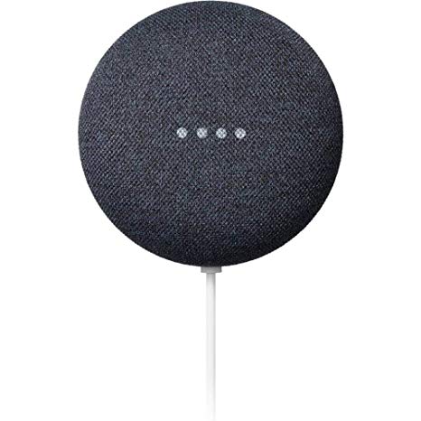 GA00781US | Google Nest Mini Smart Speaker 2nd Gen, Charcoal
