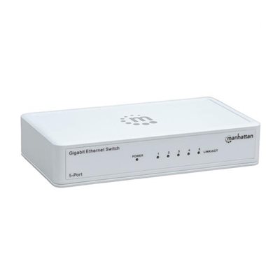 560696 | 5-Port Gigabit Ethernet Switch, Plastic