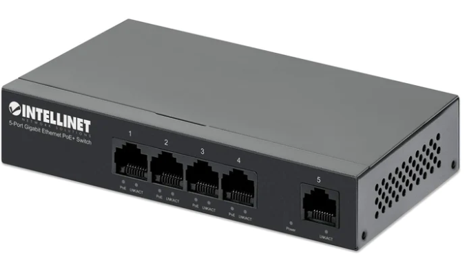 561792 | 40 Watt 5-Port Gigabit Ethernet PoE+ Switch