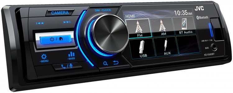 KDX560BT | 1-DIN Bluetooth Receiver (does not play CD's)