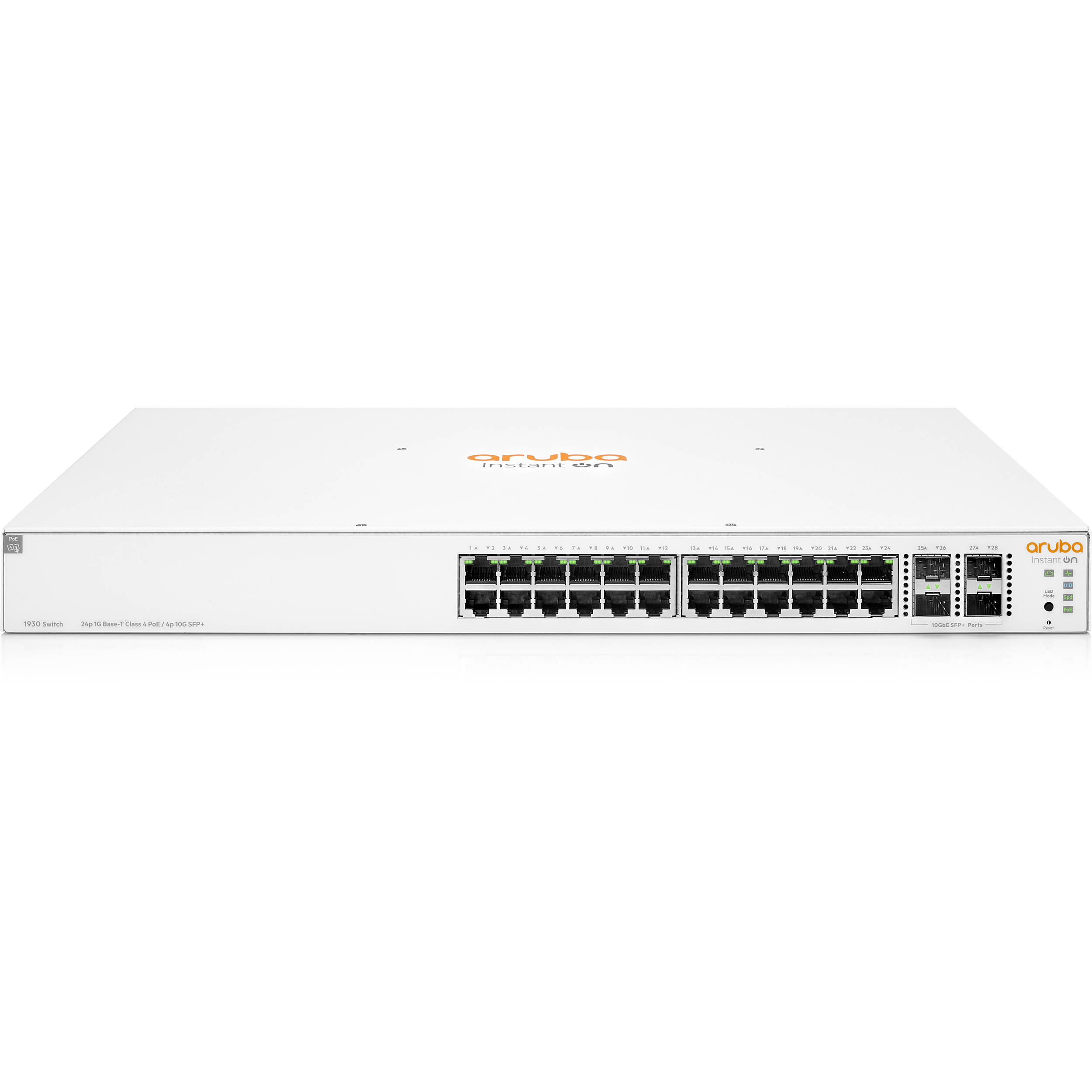 JL684A | 24-Port Gigabit PoE+ Compliant Managed Switch with 10Gb SFP+