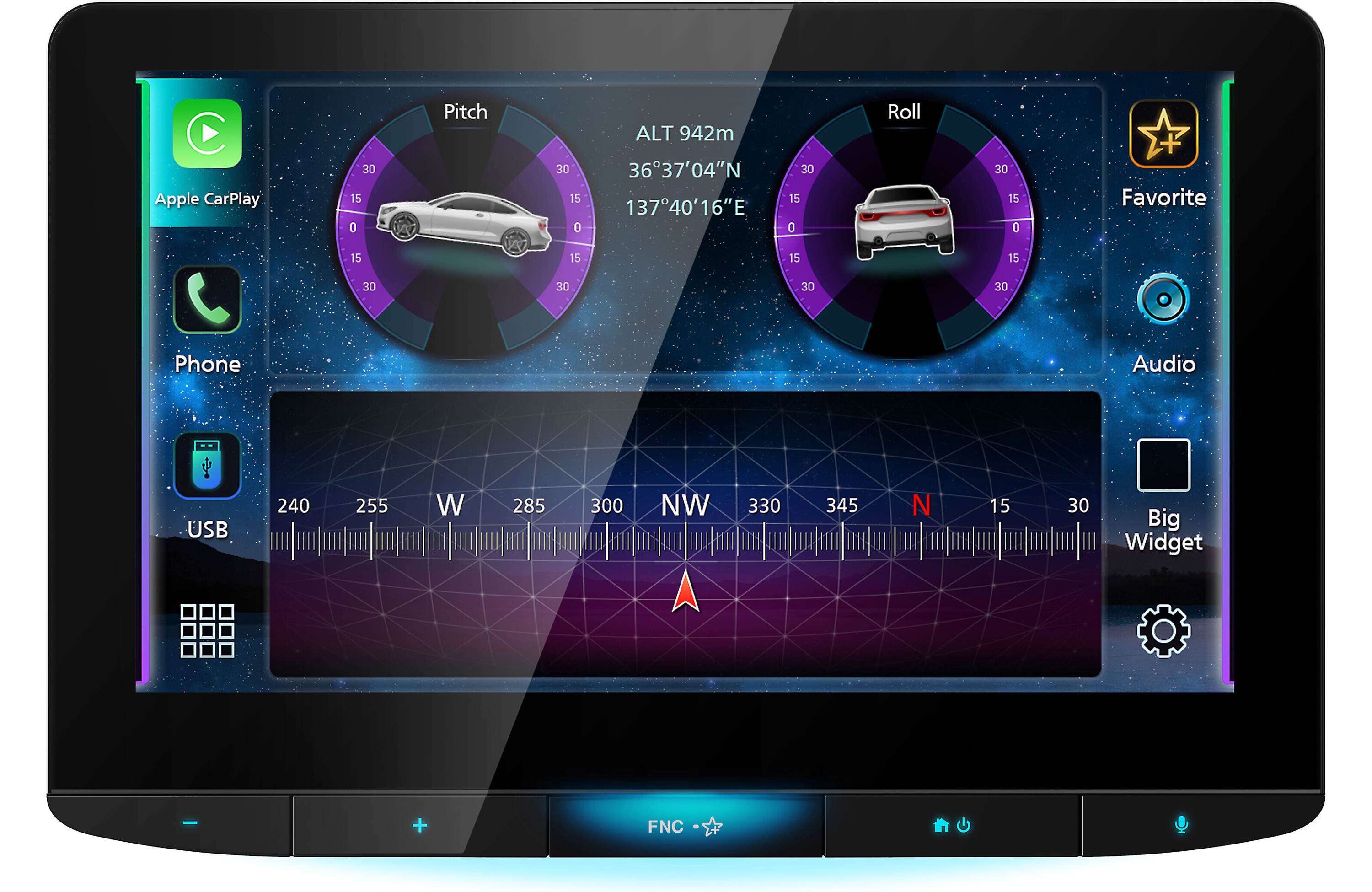 KW-Z1001W | 10.1" Digital Multimedia Receiver (does not play discs)