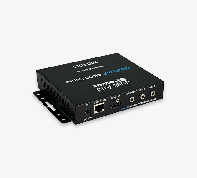 MC-RX1 | Receiver supporting 4k60, 4:4:4, 36-bit color