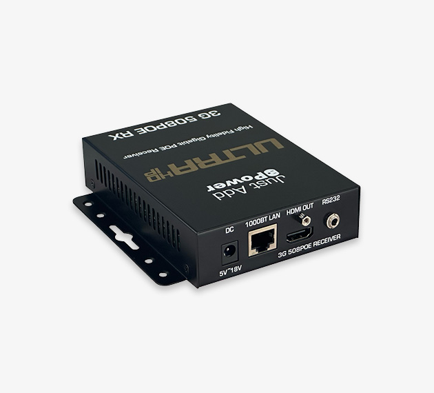 VBS-HDIP-508POE | Standard 3G Receiver: 4K HDMI Out, Network In, RS232