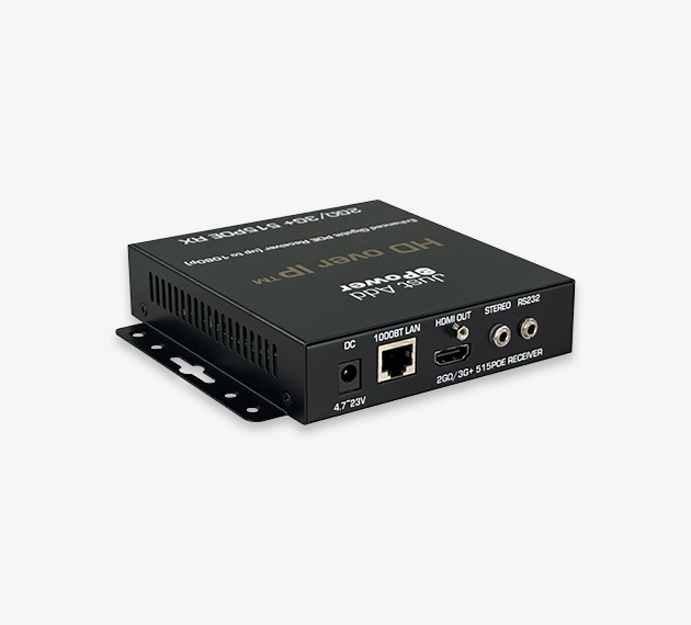 VBS-HDIP-515POE | 2G/3G Receiver with USB and Stereo Audio Output