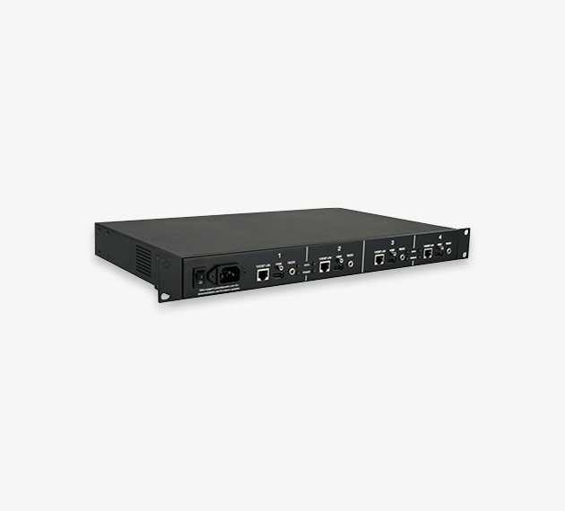 VBS-HDIP-747POE | 3G Transmitter (Rackmount) - 4x 707POE in one rackmount case.