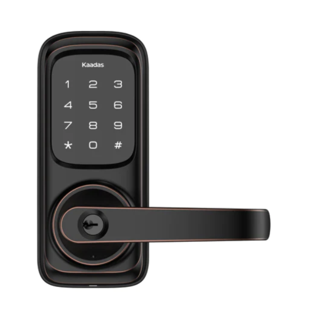 KA214-003-ZW | Z-Wave Touchpad Lever, Oil Rubbed Bronze
