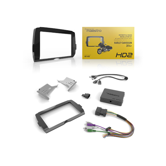 KIT-HD2 | 14+ Harley Dash Kit Radio Replacement Dash Kit For