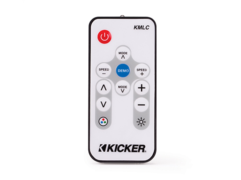41KMLC | Remote control for Kicker LED-equipped marine speakers