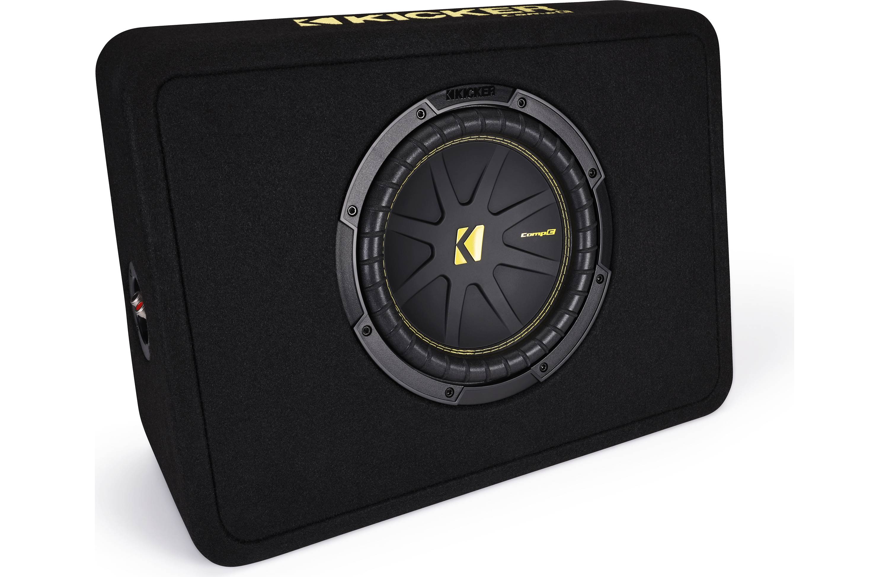 50TCWC104 | Truck-style 4-ohm ported enclosure with one 10" CompC™ subwoofer