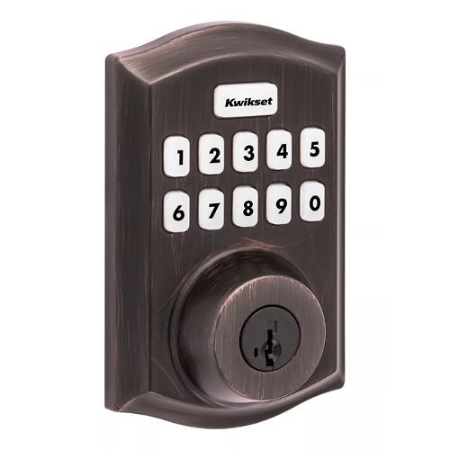 98935-002 |  Home Connect 620 Traditional Deadbolt Connected Smart Lock with Z-Wave Technology, Venetian Bronze