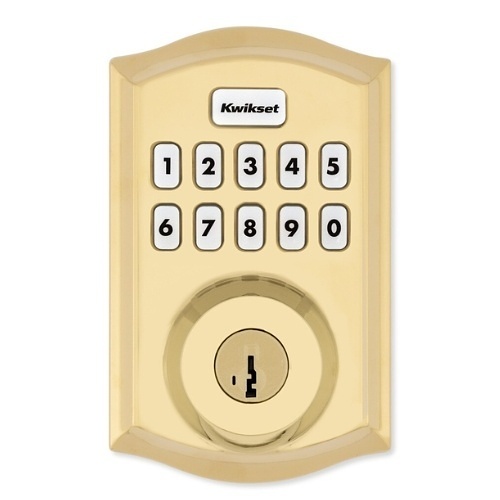 98935-003 |  Home Connect 620 Traditional Deadbolt Connected Smart Lock with Z-Wave Technology, Polished Brass