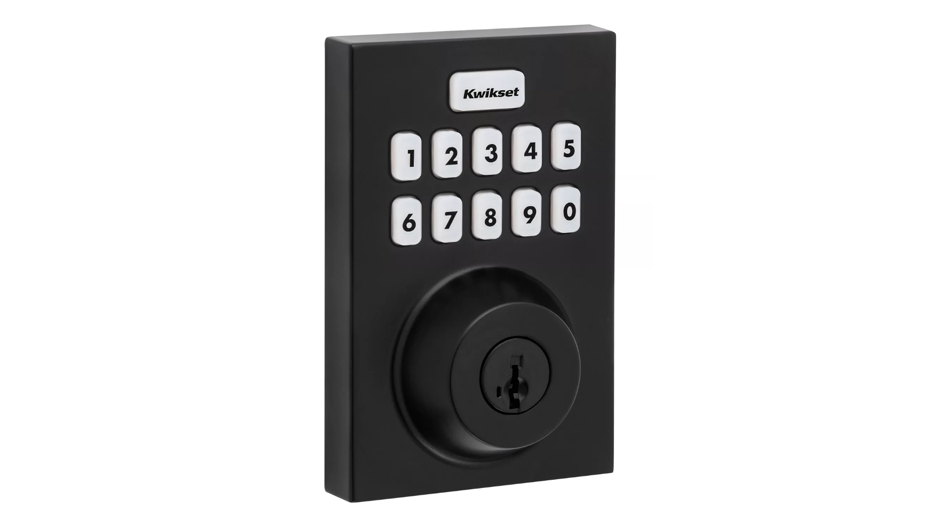 98935-007 | Home Connect 620 Contemporary Deadbolt Connected Smart Lock with Z-Wave Technology, Matte Black