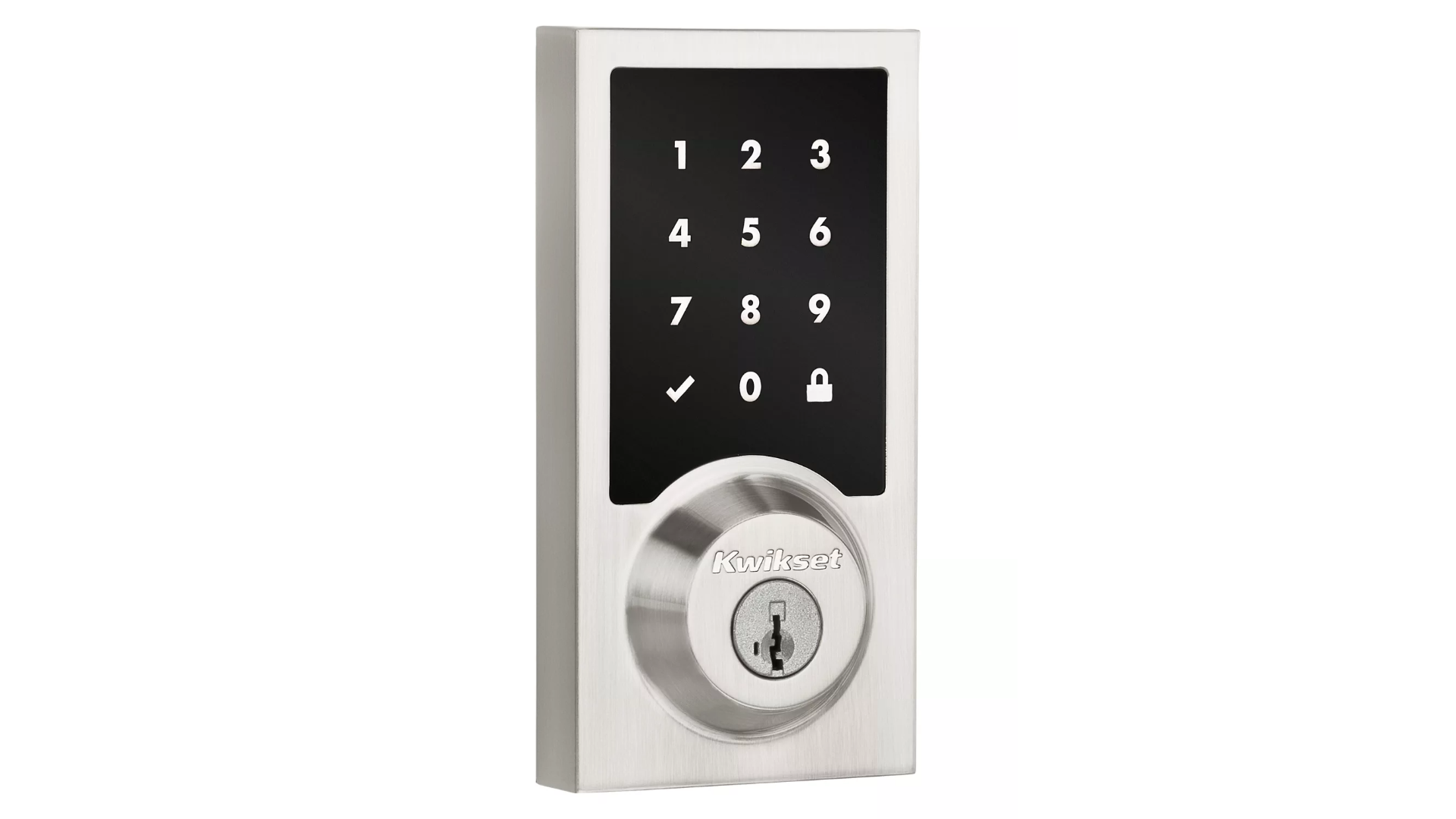 99180-003 | 918 HomeConnect Contemporary Electronic Deadbolt with Z-Wave Technology, Satin Nickel