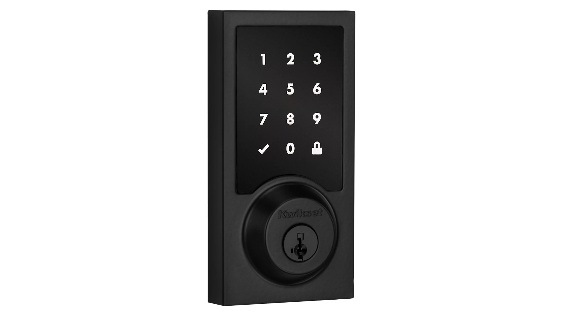 99180-006 | 918 HomeConnect Contemporary Electronic Deadbolt with Z-Wave Technology, Matte Black