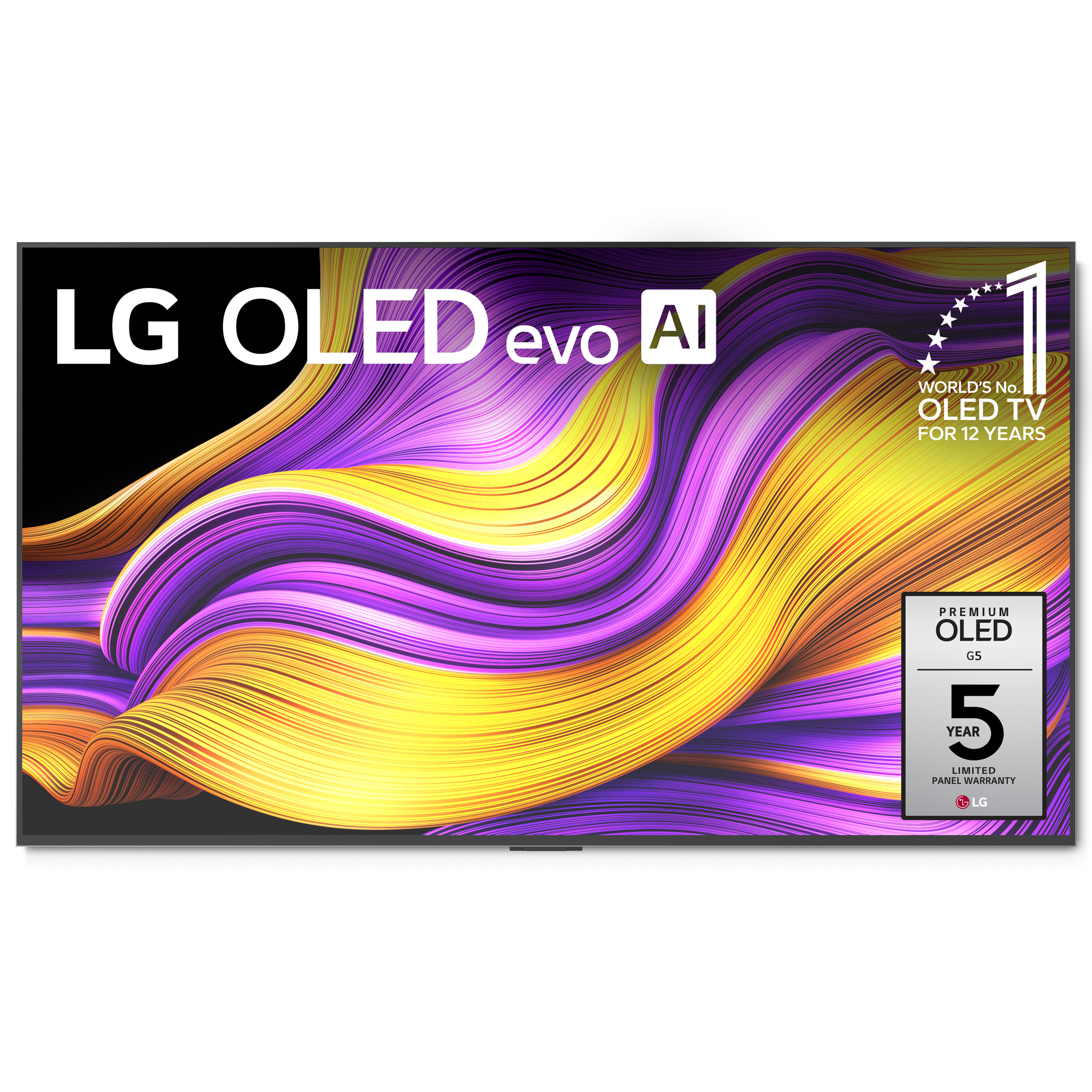 OLED55G5 | 55" LG OLED evo AI G5 4K Smart TV 2025 with Supplied Wall Mount