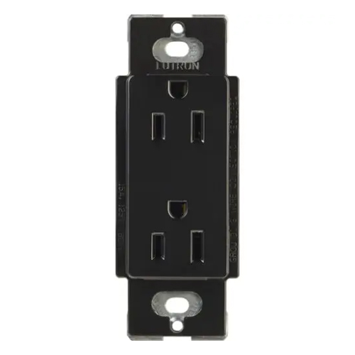 CARS-15-TR-BL | Claro 15A Tamper Resistant Receptacle, Black