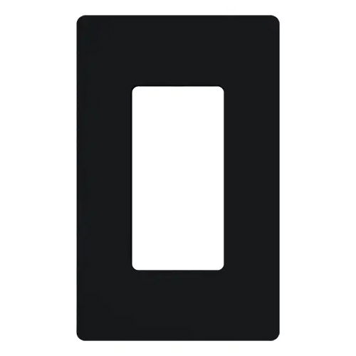CW-1-BL | Claro Screwless Designer Wallplate, 1G , Black