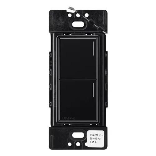 RRST-HN2B-BL | RadioRA 3 Sunnata RF Hybrid Keypad, 2 Button, Black