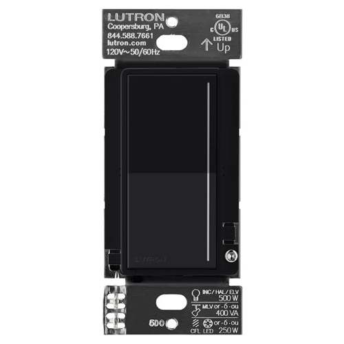 RRST-RD-BL | RadioRA 3 Sunnata PRO LED+ RF Touch Companion Dimmer, Black